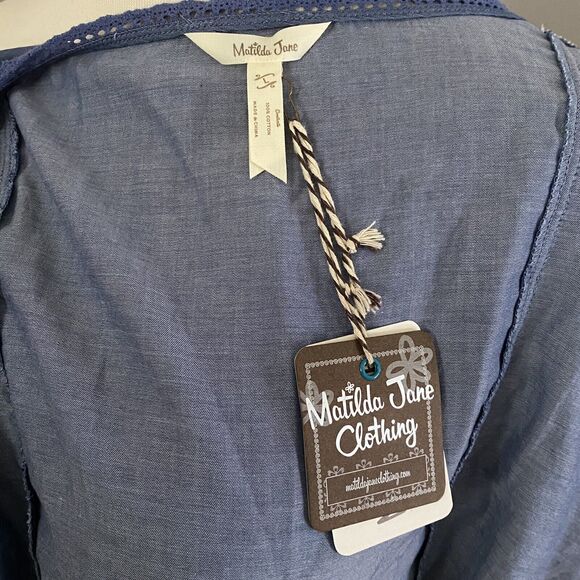 NWT Matilda Jane Hour By Hour Chambray Jacket Size Large - Picture 8 of 8